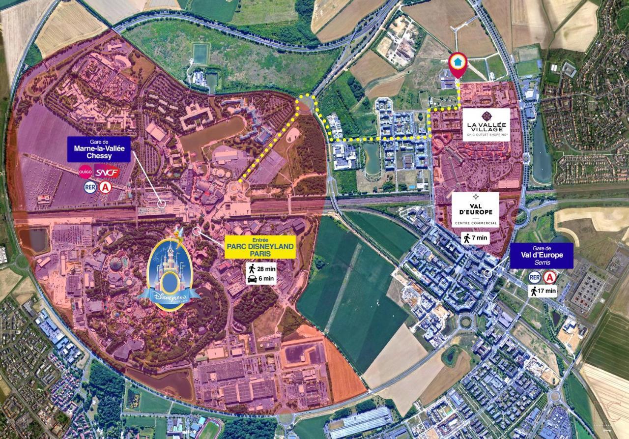 *Disneyland/Serris* Appartement Idealement Situe 外观 照片